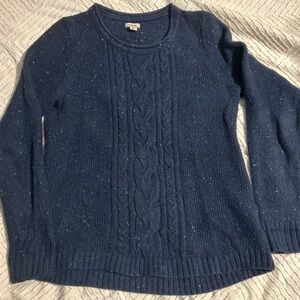L.L. Bean Navy Knitted Sweater